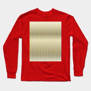 Gold and Silver (Stripes) Long Sleeve T-Shirt